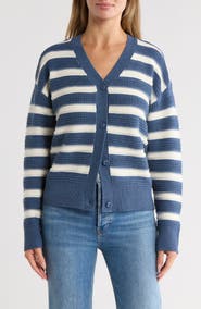 CYRUS Stripe V-Neck Cardigan