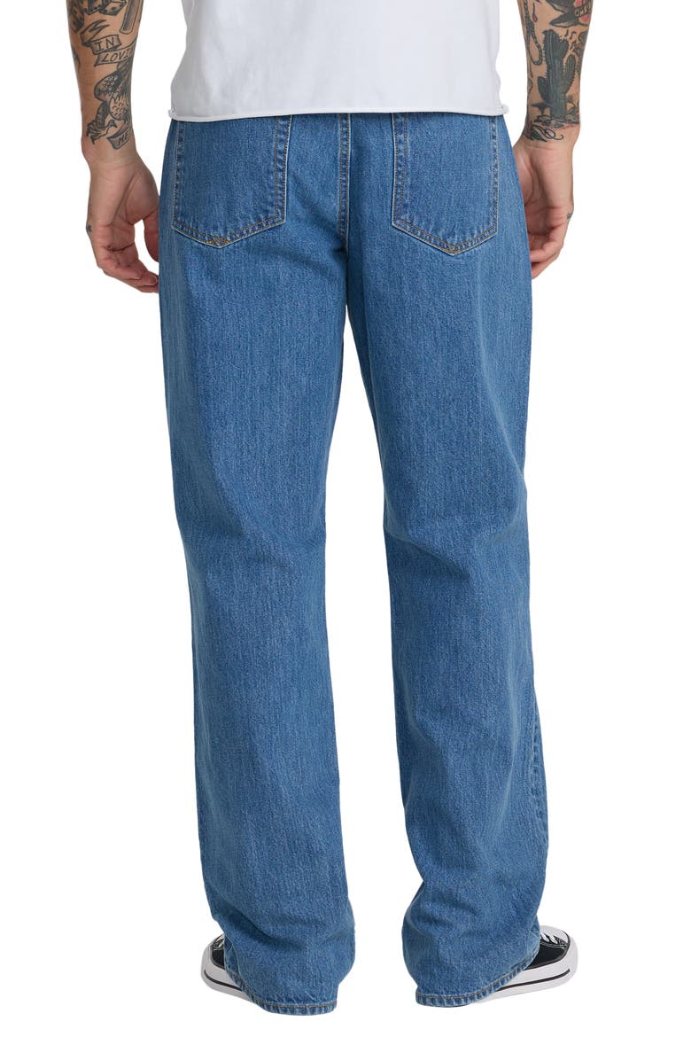 Americana Dayshift Relaxed Straight Fit Jeans, Alternate, color, BLUE COLLAR