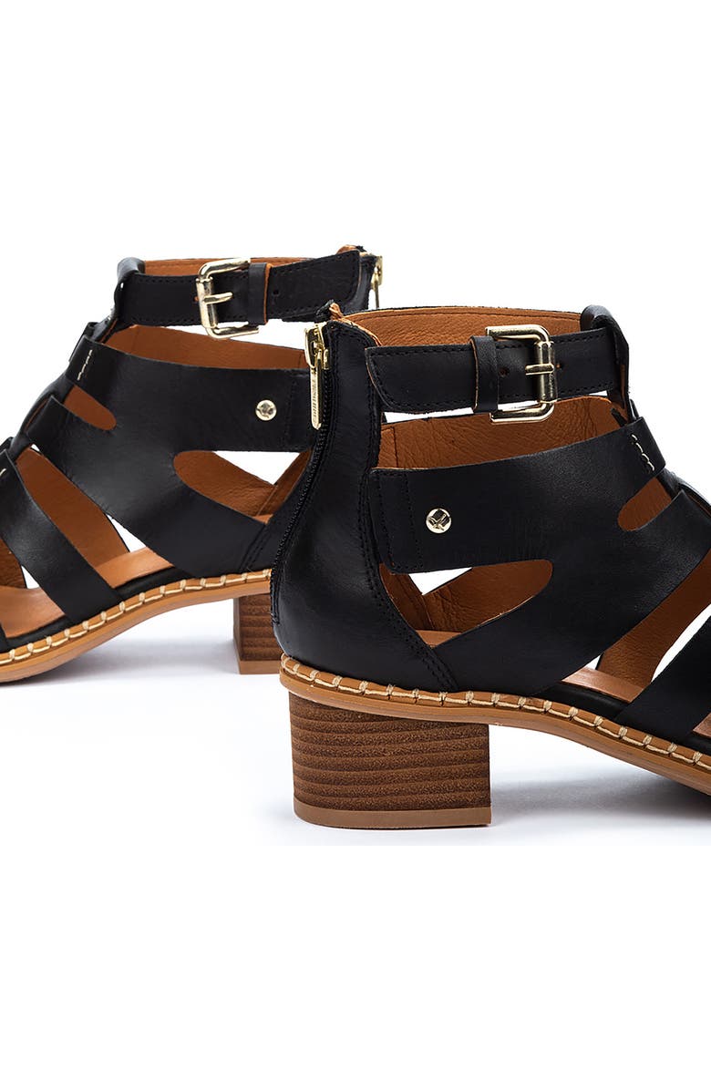 PIKOLINOS Blanes Cage Sandal, Alternate, color, Black