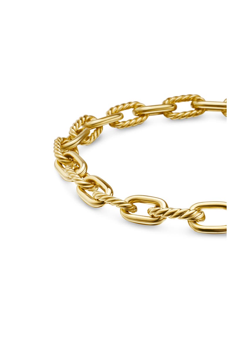 DY Madison Chain Bracelet in 18K Gold, 6mm, Alternate, color, GOLD