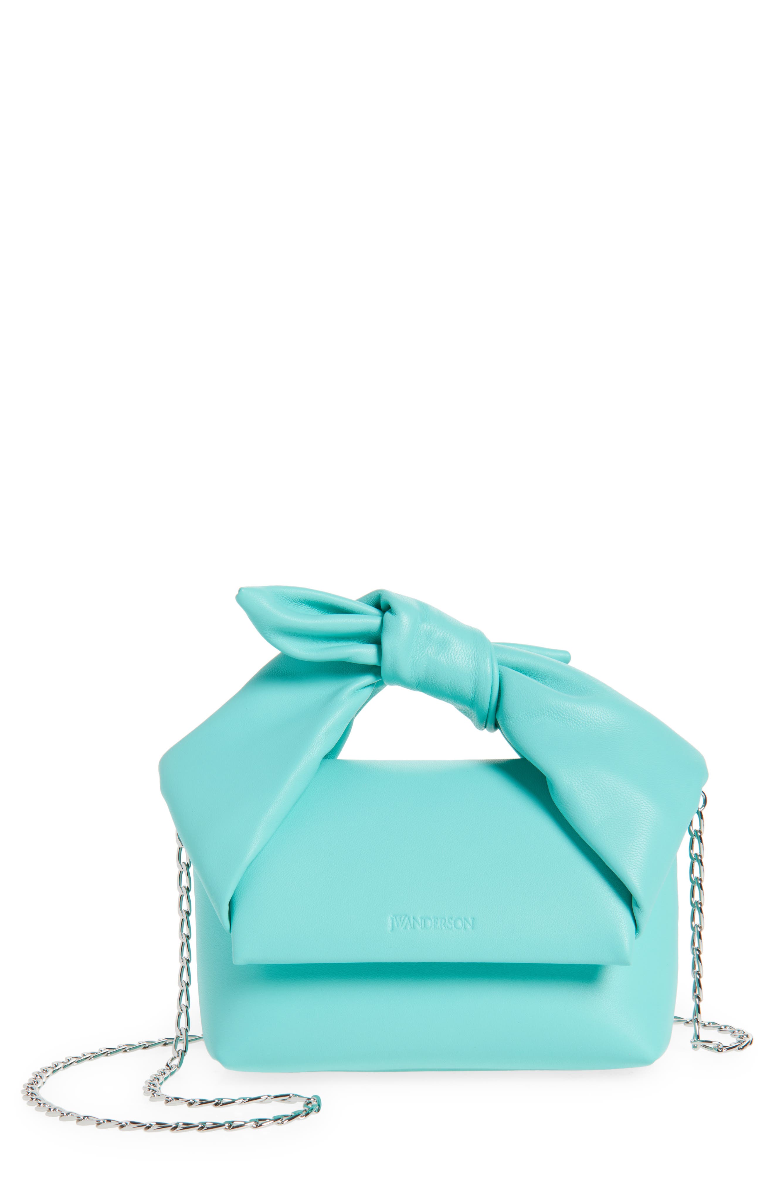 JW Anderson Small Twister Leather Crossbody Bag, Main, color, 