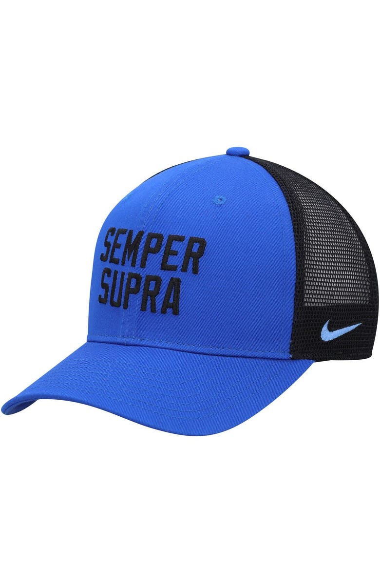 Nike Men's Nike Royal Air Force Falcons Space Force Rivalry Classic99 Trucker Snapback Adjustable Hat, Main, color, Royal