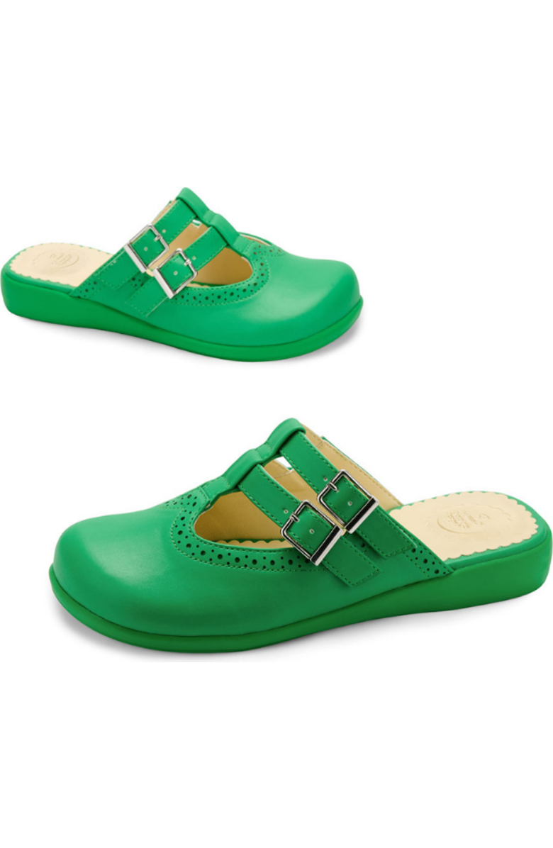 Hot Chocolate Design Greenleaf Mary Jane Clog, Alternate, color, Greenleaf