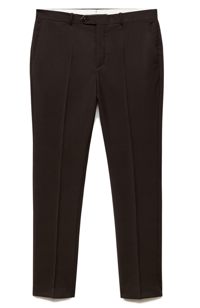 MANGO Slim Fit Virgin Wool Suit Pants, Main, color, 