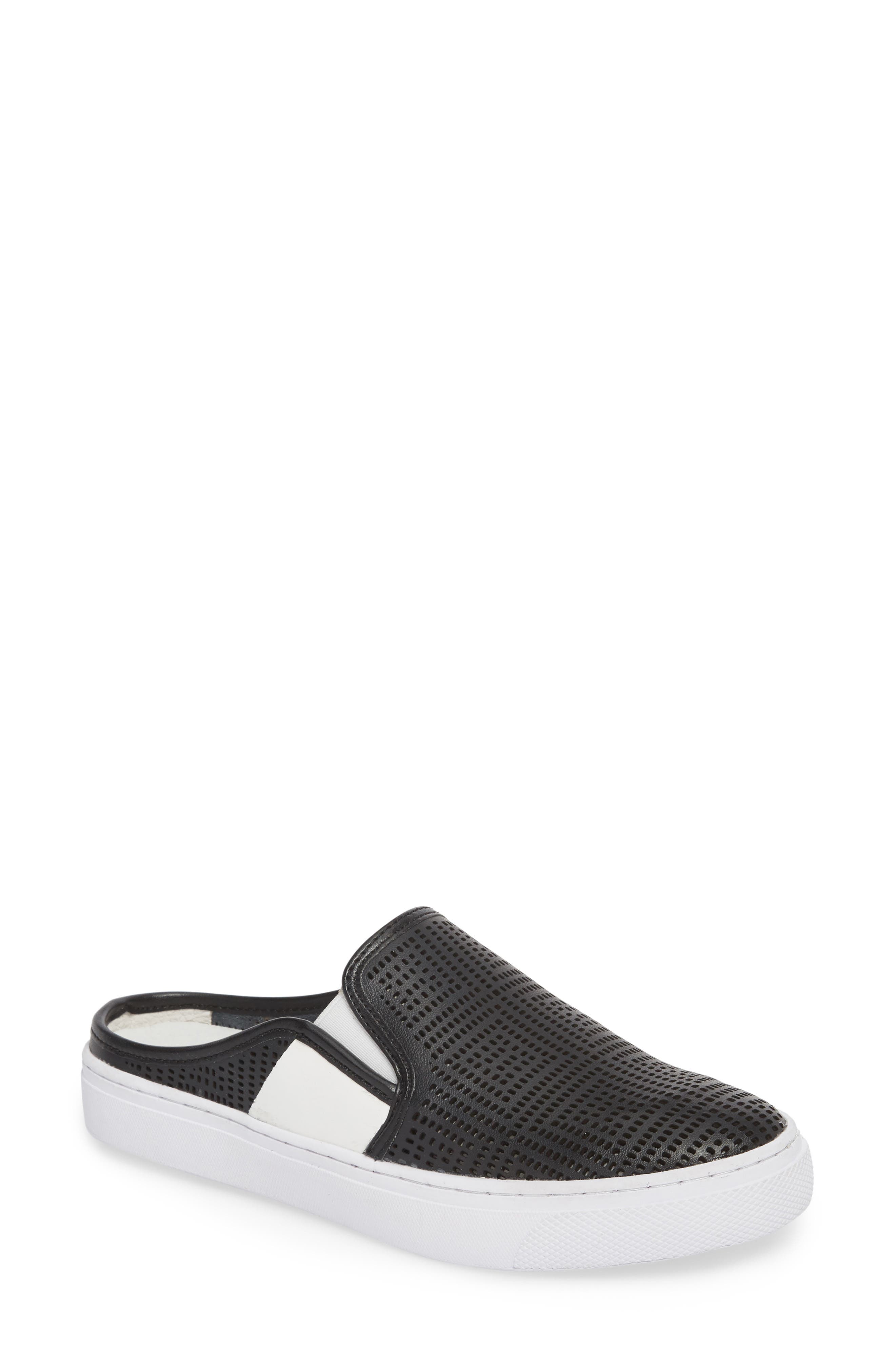 bernie mev. Perforated Backless Sneaker, Main, color, 