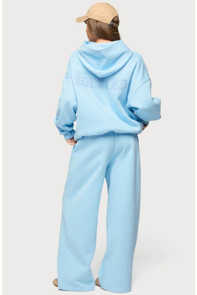 Pastel Oversize Hoodie, Alternate, color, LIGHT-BLUE