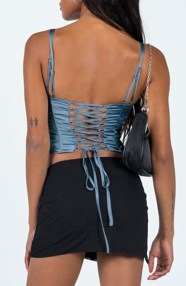 Princess Polly Zora Satin Corset Camisole, Alternate, color, 