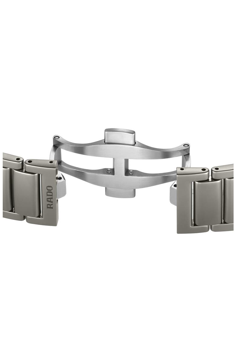 True Square Skeleton Automatic Ceramic Bracelet Watch, 38mm, Alternate, color, GRAY