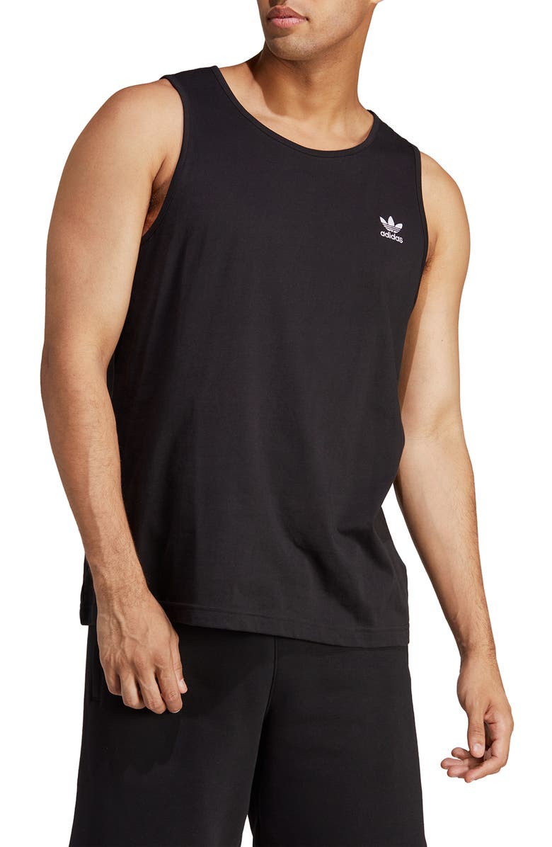 adidas Lifestyle Trefoil Cotton Tank, Main, color,