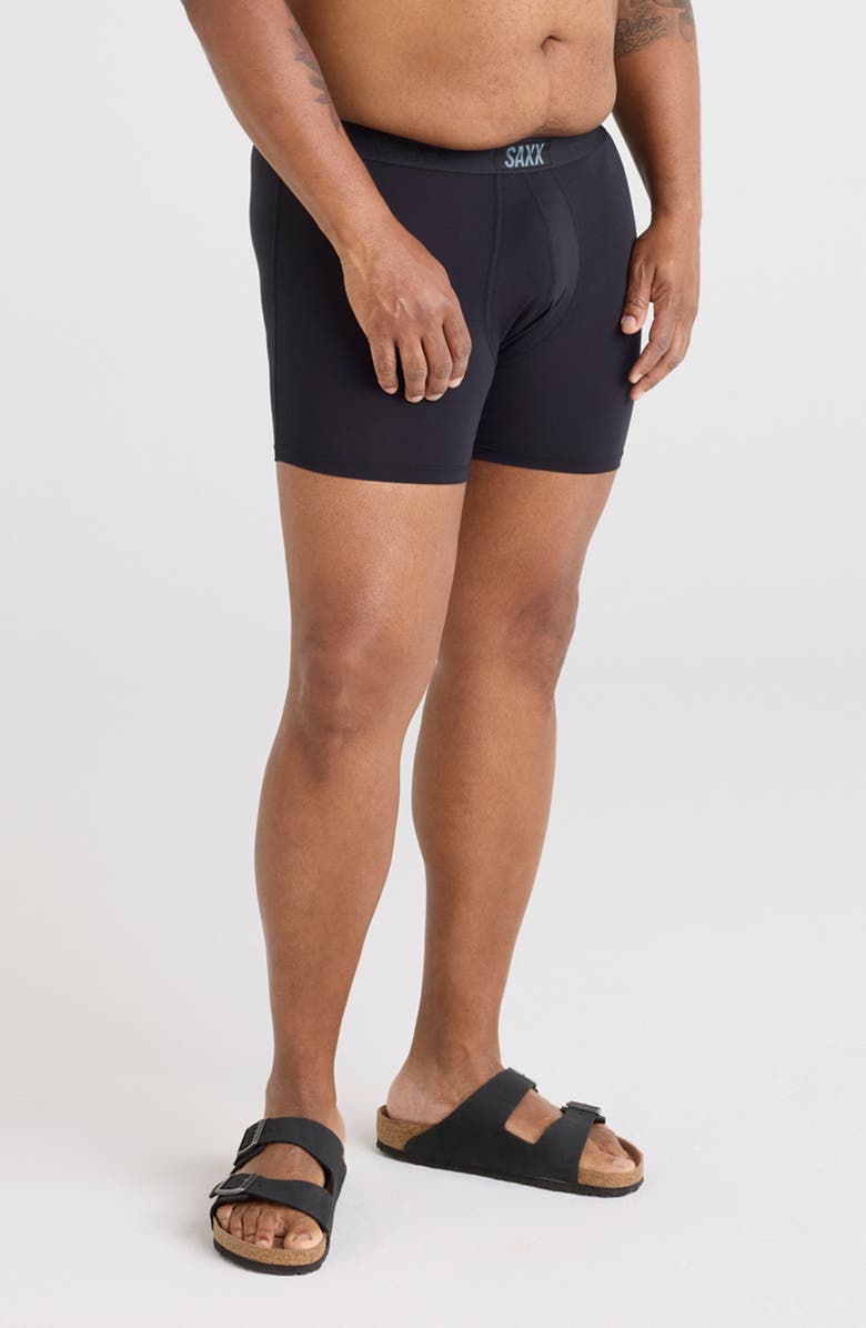 SAXX Assorted 2-Pack Vibe Super Soft Boxer Briefs, Alternate, color, Dangerous Waters/Blk