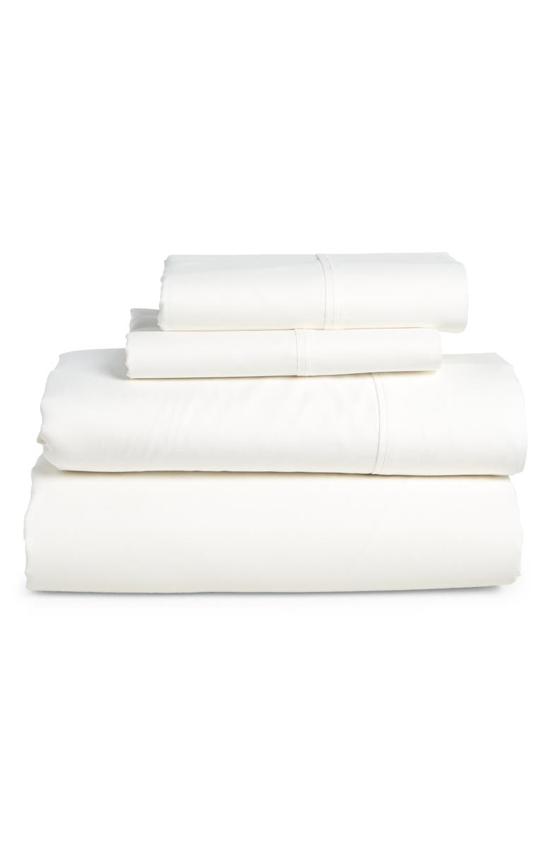 Hotel Espalma 300 Thread Count Cotton Percale Sheet Set, Main, color, 