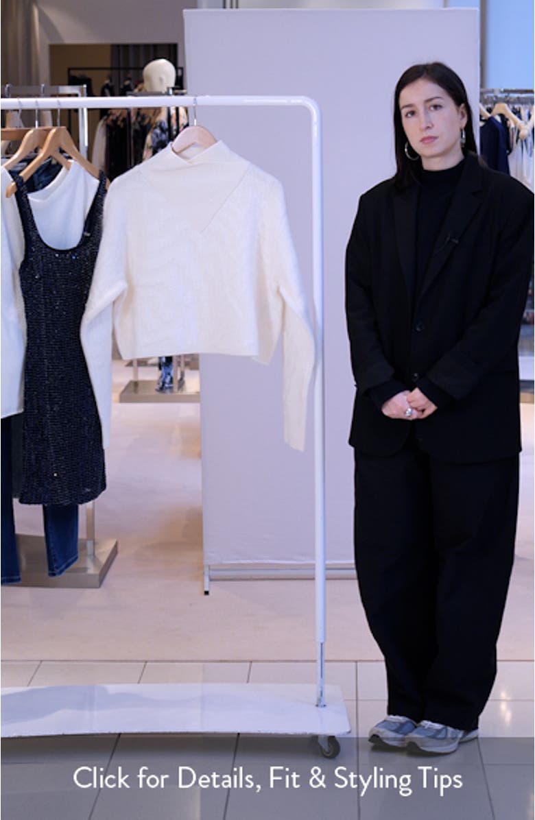 Fisura Virgin Wool & Mohair Blend Sweater, sales video thumbnail