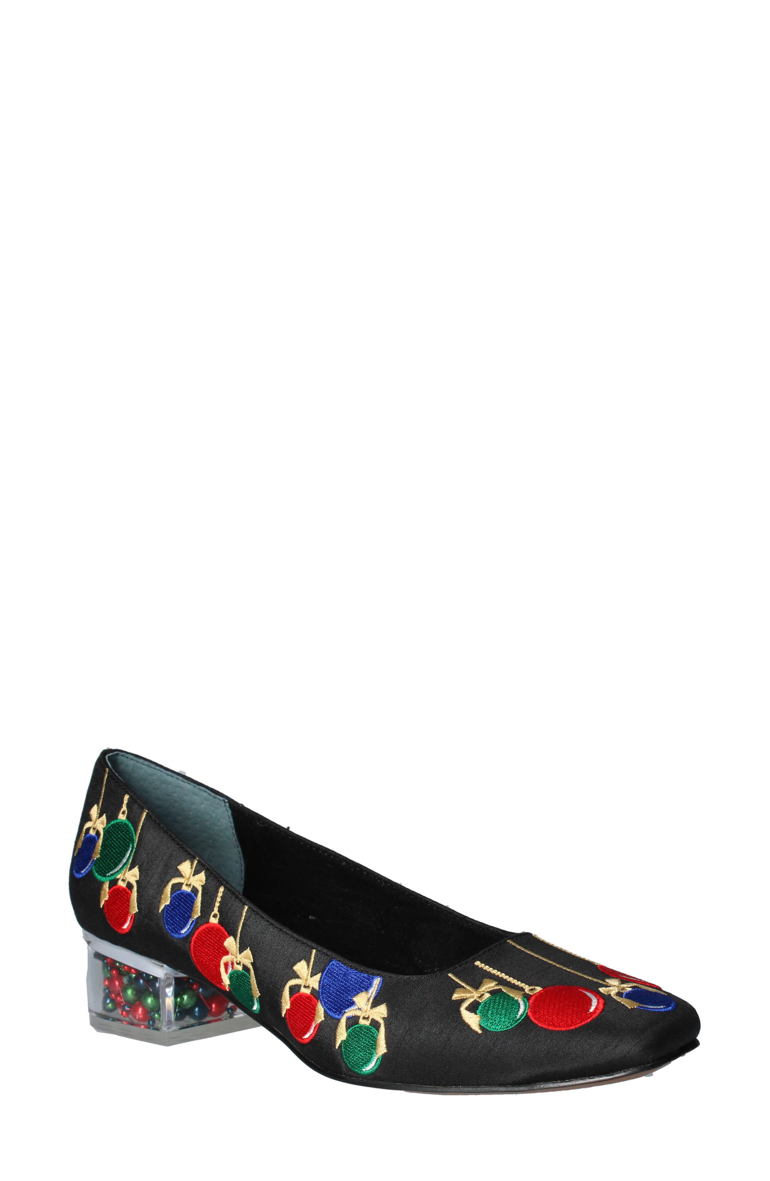 J. Reneé J.Renée Jingle Bell Embroidered Pump, Main, color, 