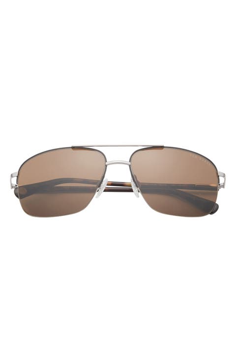 59mm Rimless Navigator Sunglasses