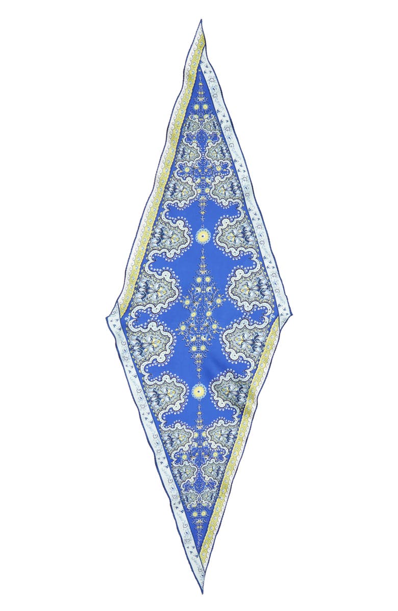 Echo Paisley Lace Diamond Silk Scarf, Alternate, color, 