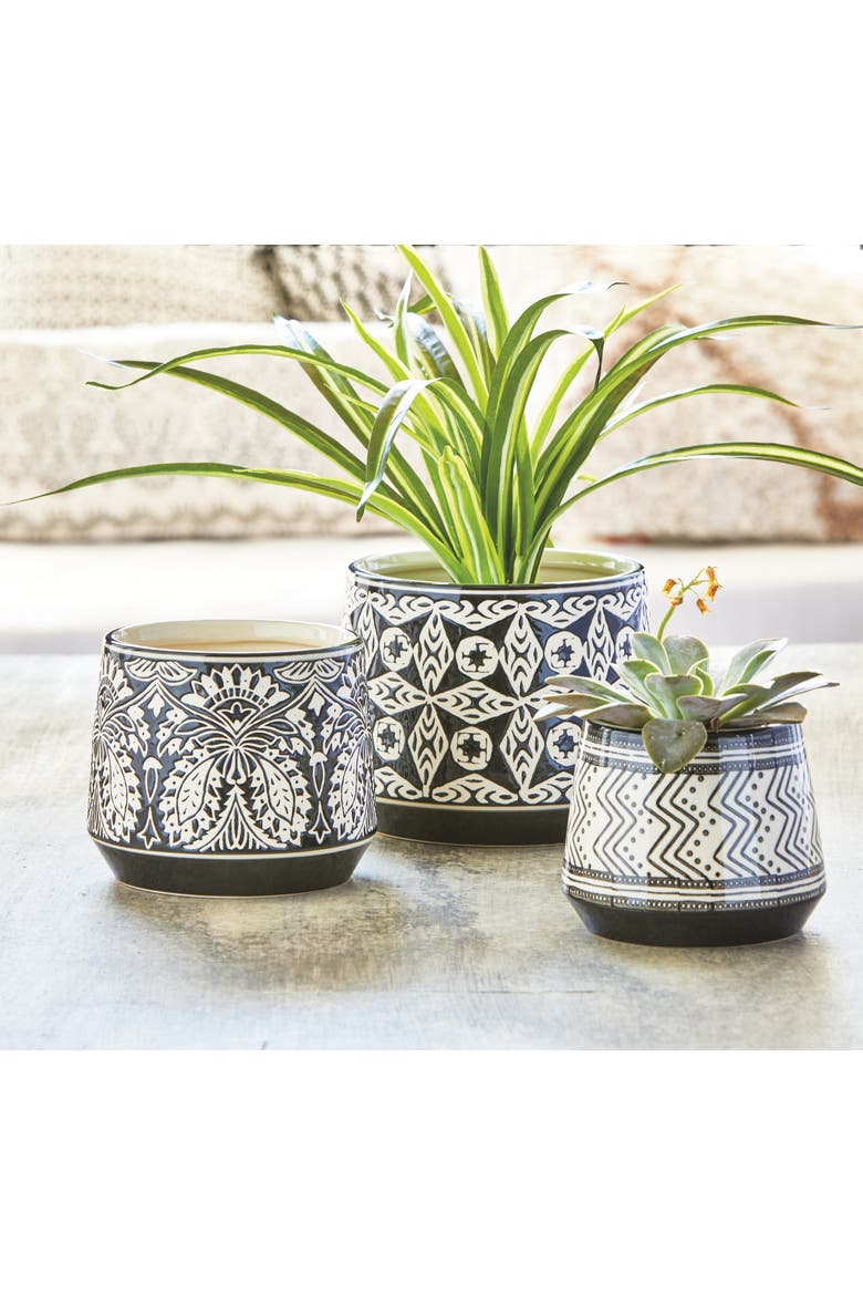 Khilana Garden Pot Planter for Beautiful Outdoor Spaces, Alternate, color, Black