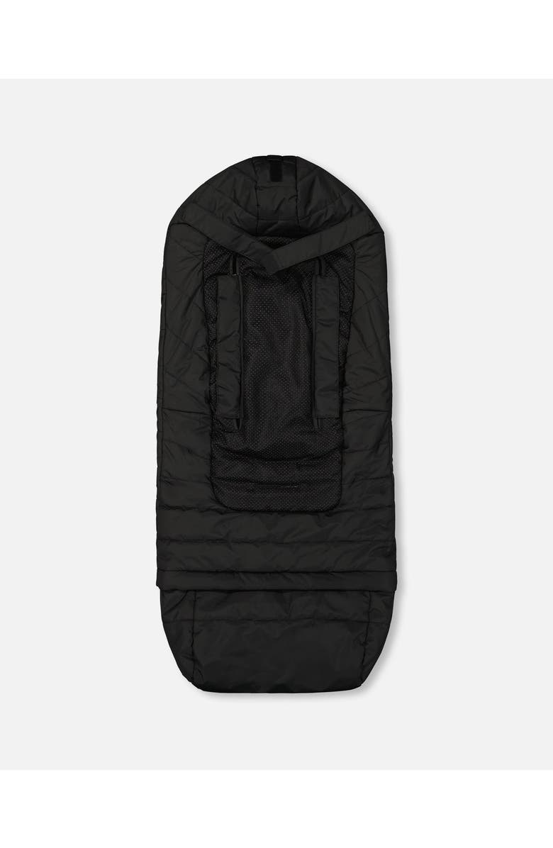 Deux par Deux Baby Unisex Evolutive Baby Footmuff Black, Alternate, color, 