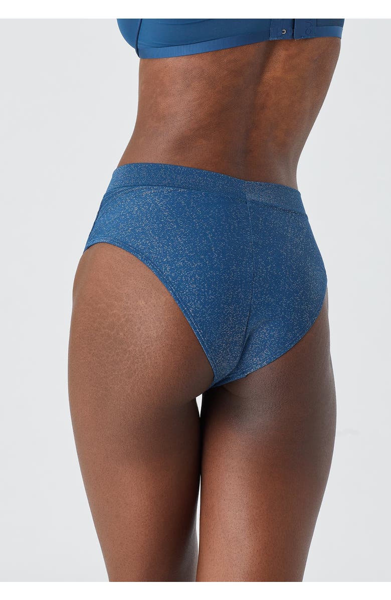 CUUP The Highwaist Lurex, Alternate, color, Ocean Sparkle