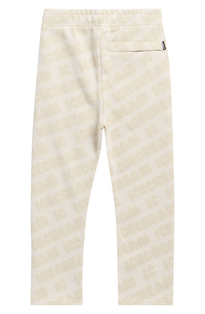 ICECREAM Kids' Angle Logo Sweatpants, Alternate, color, Whisper White
