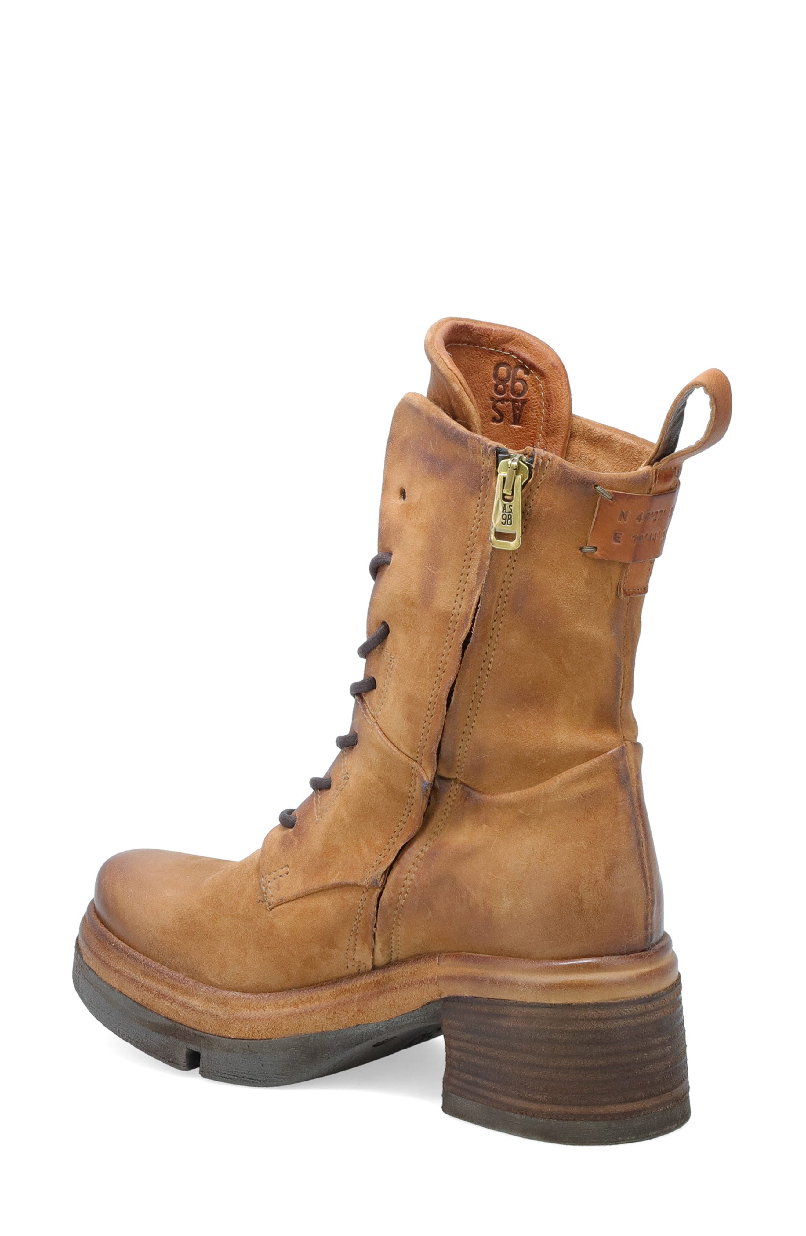 Elvin Lug Sole Bootie, Alternate, color, SITE WHISKEY