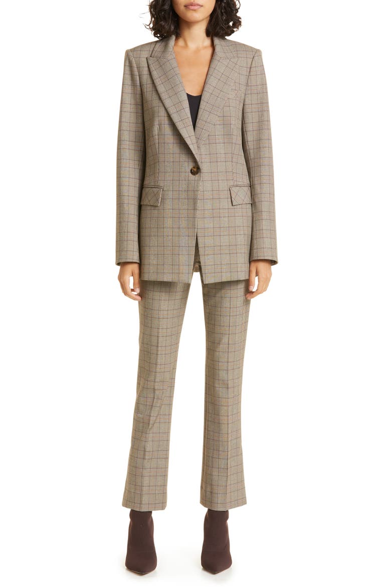 Long & Lean Dickey Jacket, Alternate, color, BROWN MULTI
