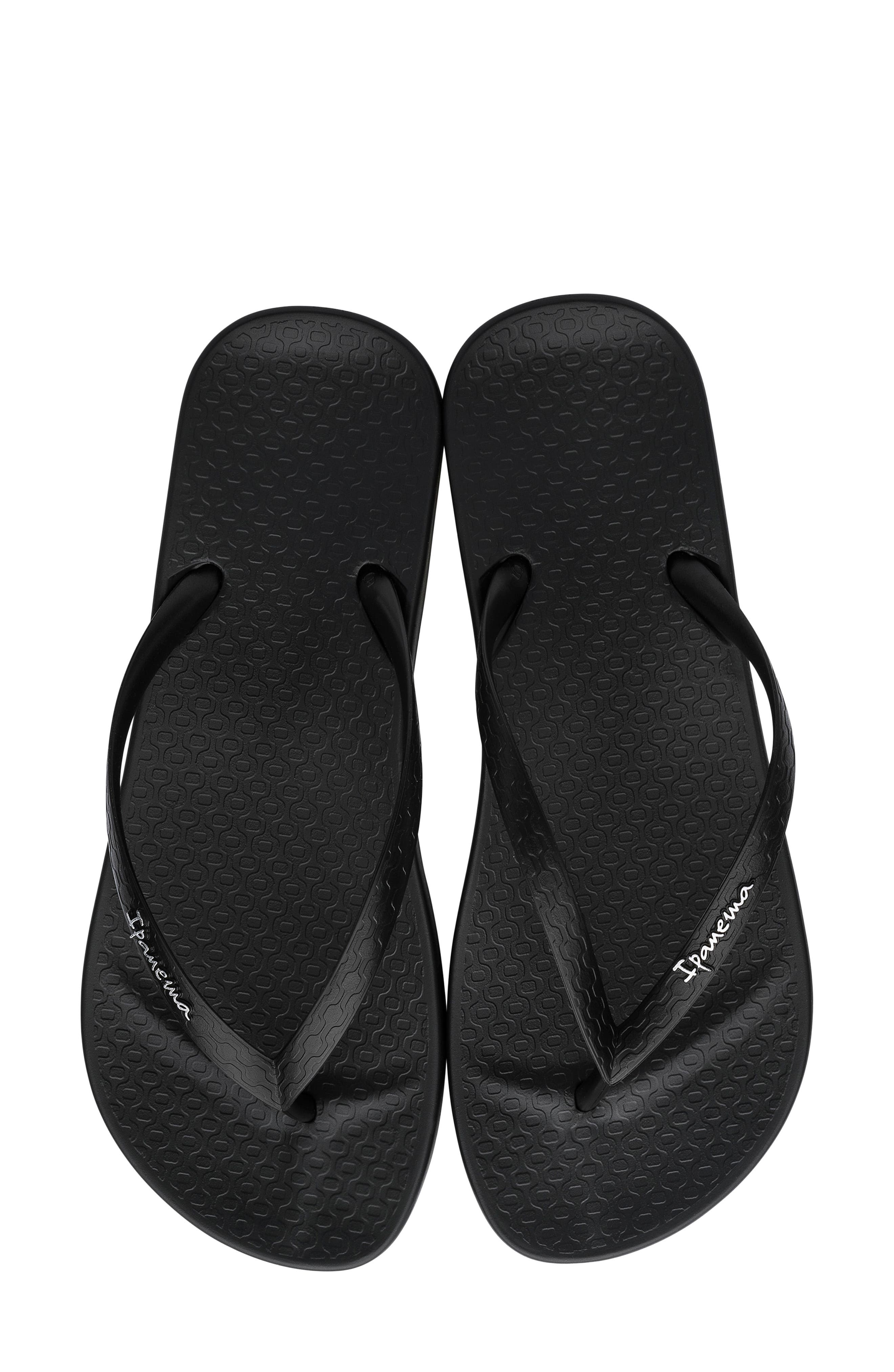 Ipanema Ana Colors Flip Flop, Alternate, color, Black/Black