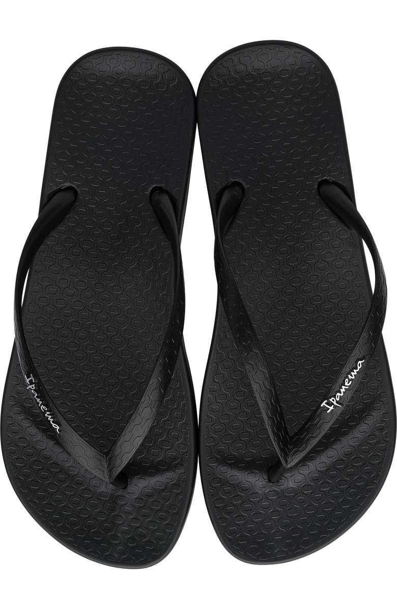 Ipanema Ana Colors Flip Flop, Alternate, color, Black/Black