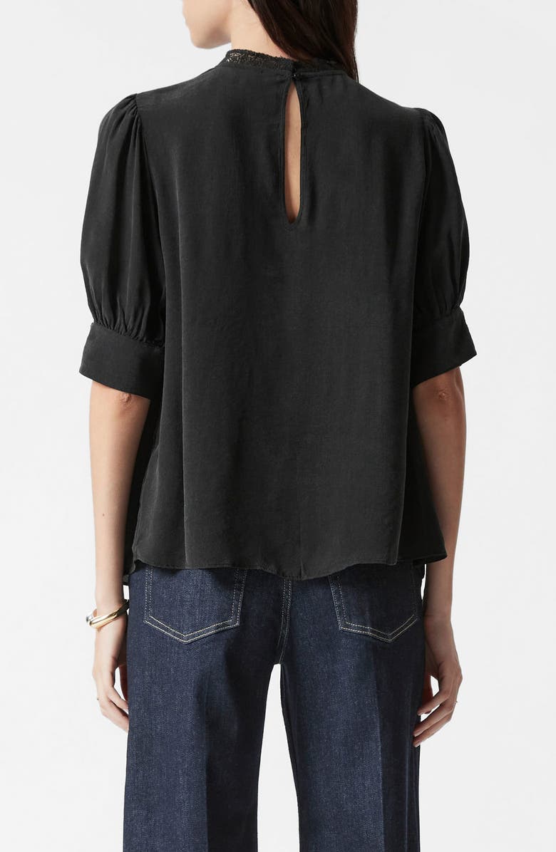 & Other Stories Embroidered Pintuck Lace Top, Alternate, color, 