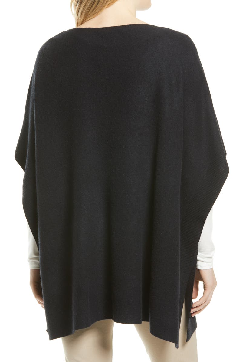 Nordstrom Wool & Cashmere Poncho, Alternate, color, 