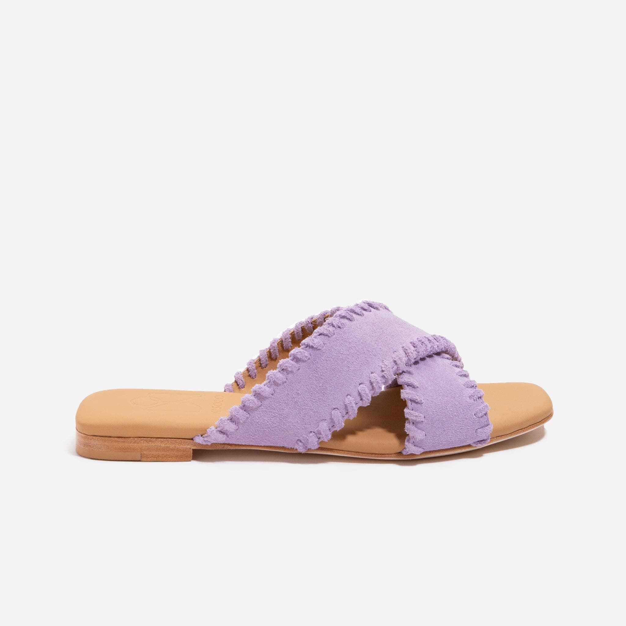 Catalina Sandal Whipstitch, Alternate, color, Lilac