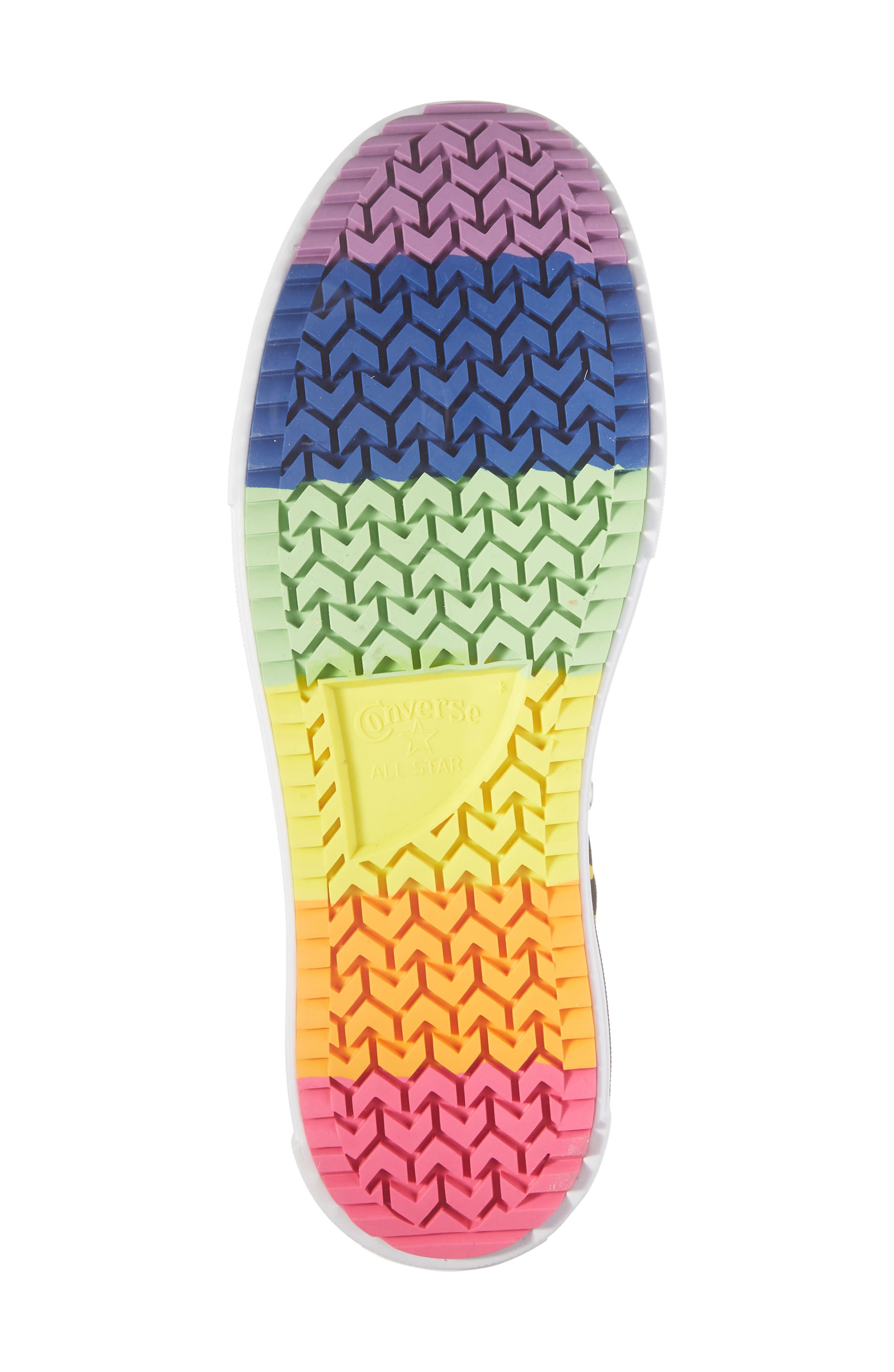 Converse Chuck Taylor All Star Lift Double Stack Canvas High Top Sneaker, Alternate, color, Chaos Fuchsia