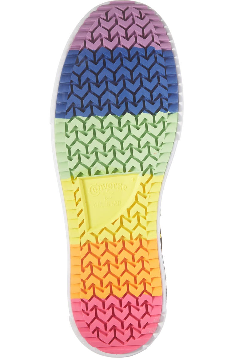 Converse Chuck Taylor All Star Lift Double Stack Canvas High Top Sneaker, Alternate, color, Chaos Fuchsia