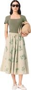 maje Embroidered Technical Skirt