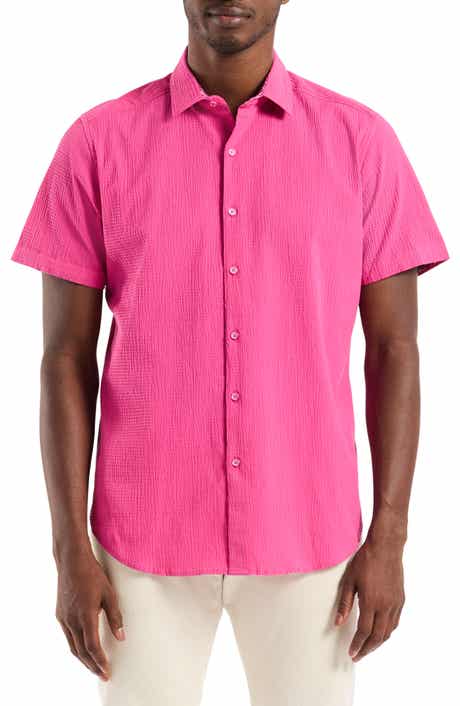 Robert Graham Piers Short Sleeve Seersucker Shirt