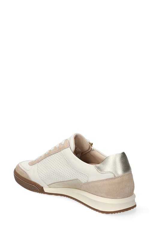 Mephisto Walie Zip Sneaker In Beige