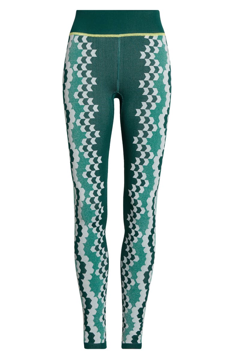 Free People FP Movement Myoko Jacquard Leggings, Main, color, Evergreen Isle Knit
