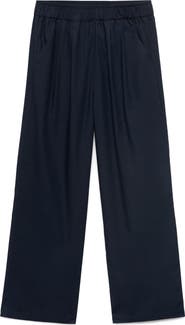 MANGO Straight Leg Crop Pants
