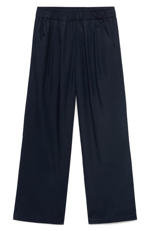 Mango Straight Leg Crop Pants In Neutral