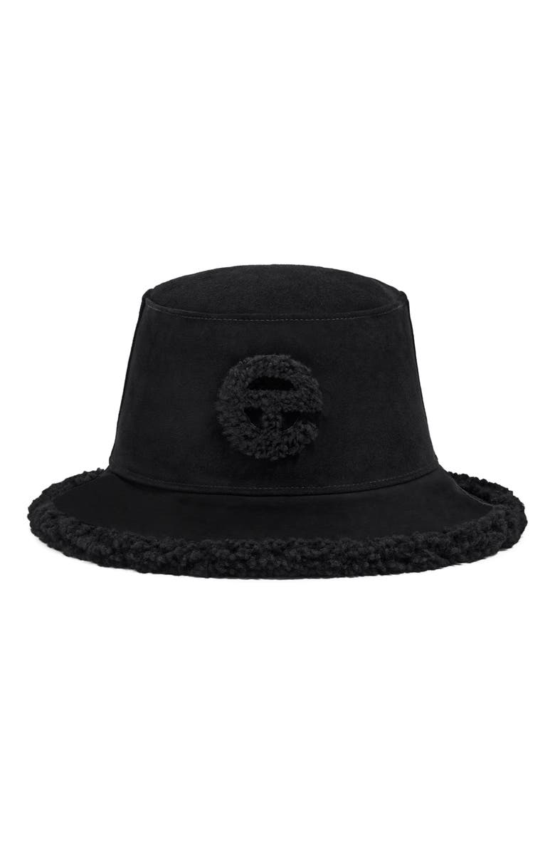 UGG<sup>®</sup> x TELFAR Genuine Shearling Bucket Hat, Main, color,