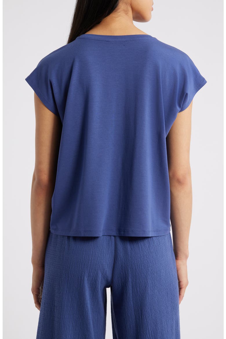 Short Sleeve Tencel® Lyocell T-Shirt, Alternate, color, BLUETTE