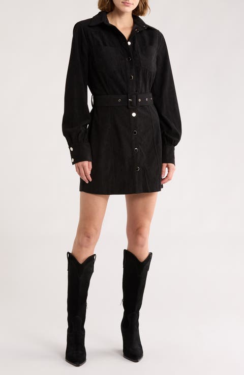 Sosi Long Sleeve Shirtdress