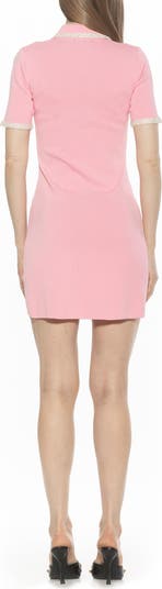 Odette Short Sleeve Knit Shirtdress