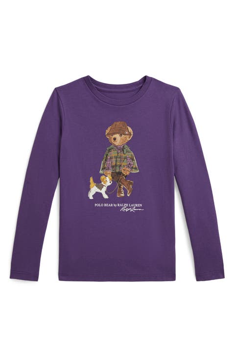 Kids' Polo Bear Cotton Graphic Tee