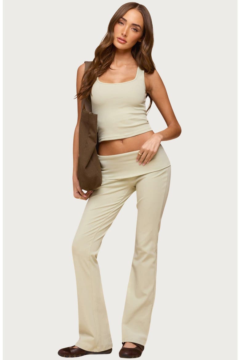 Linda Rib Scoop Neck Tank, Alternate, color, SAGE