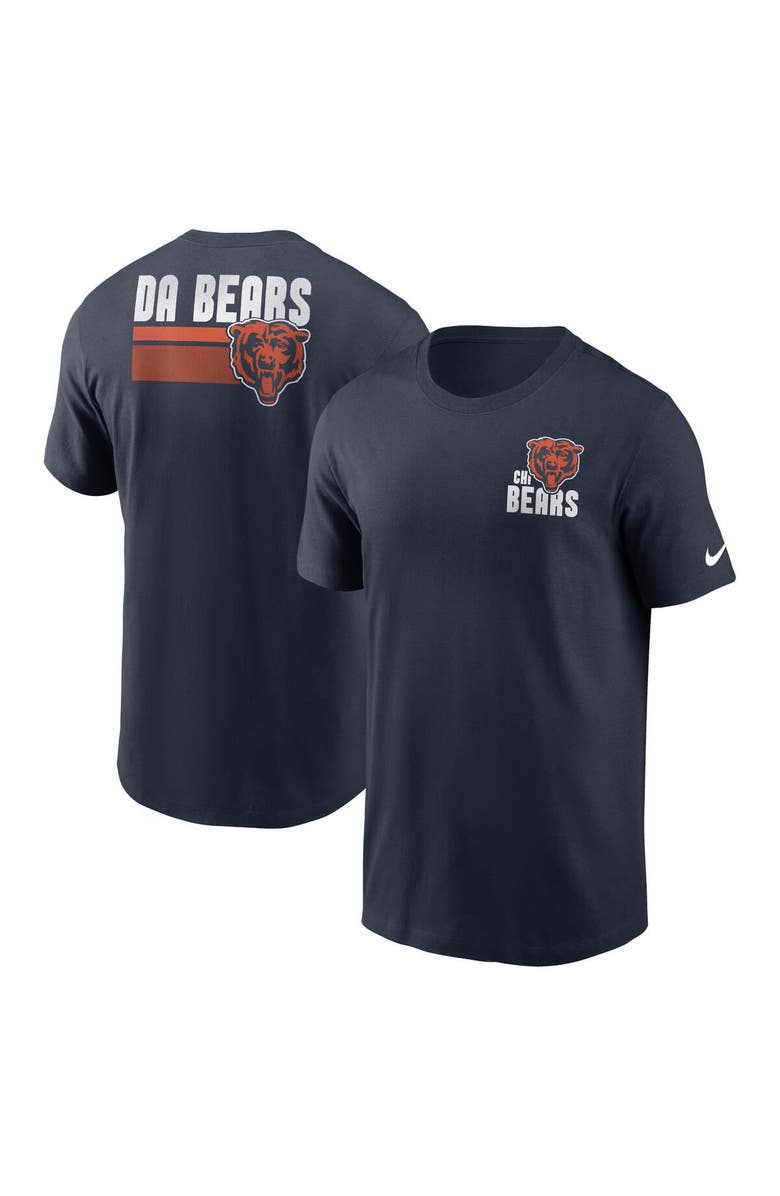 Nike Men's Nike Navy Chicago Bears Blitz Essential T-Shirt, Alternate, color, Navy