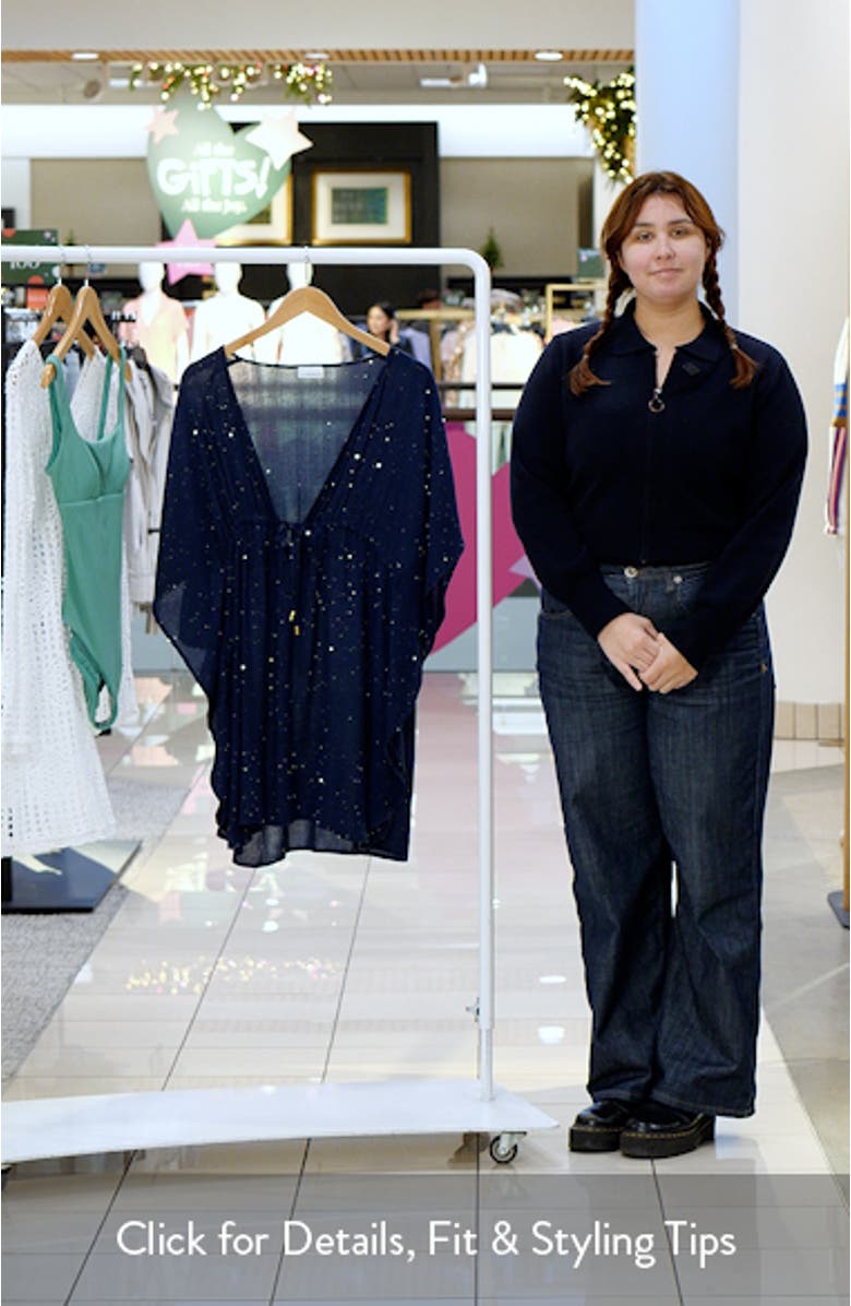 Sequin Embellished Cover-Up, sales video thumbnail