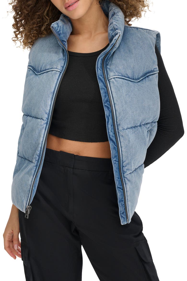 【美品】SUPPLIER PUFFER VEST & DENIM PANTS Levi's Arcuate Denim Puffer Vest (Women) | Nordstromrack