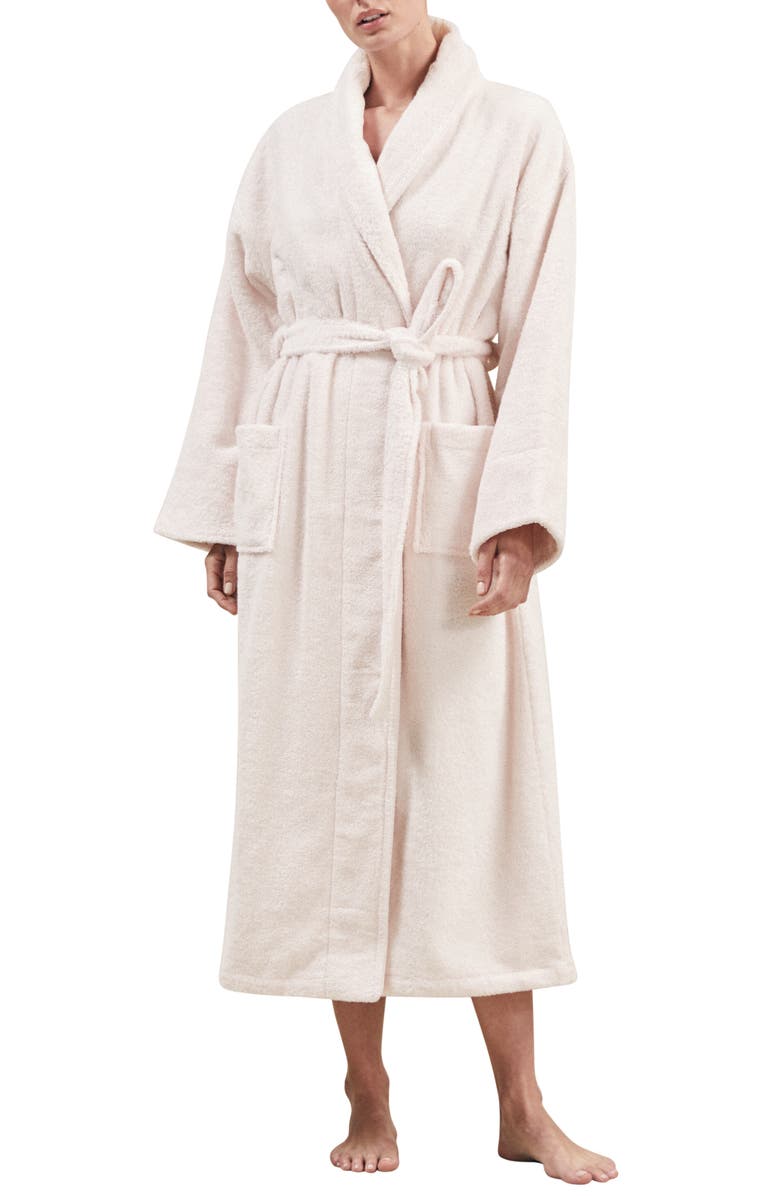 The White Company Unisex Classic Cotton Robe, Main, color, 