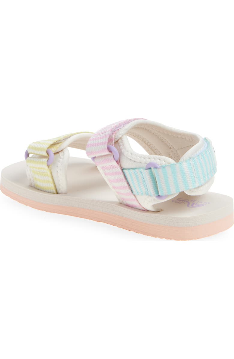 NEXT Kids' Stripe Sandal, Alternate, color, White