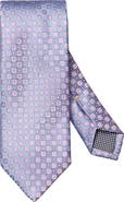 Eton Geometric Jacquard Silk Tie